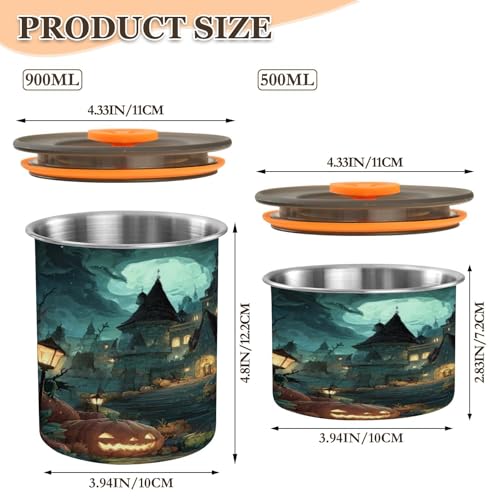 Contenedor de Café Halloween 900ml Acero Inoxidable miniatura 2