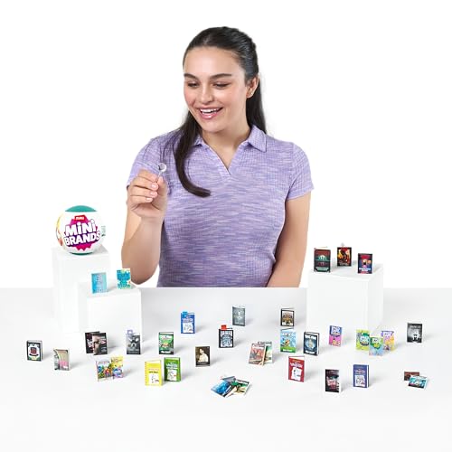Mini Brands Books Capsule by ZURU Real Miniature Book Brands Collectible Toy, Capsules of 5 Mystery Miniature Books with Real readable Pages and Accessories for Kids, Teens, Adults (Single Capsule) by Mini Brands - Image 6