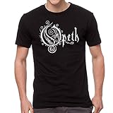  Opeth Logo Men Black T-Shirt Men Shirt Rock Band Tee Black 3XL