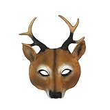 【神話広場】 トナカイ 鹿 シカ アニマル 動物 マスク ハロウィン クリスマス お面 仮面 コスプレ 仮装 変装 パーティー 宴会
