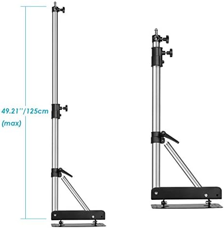 Neewer Max Length 49"/125cm Wall Mounting Boom Arm for Photography Studio Video Lights, Monolights, Umbrellas, Reflectors