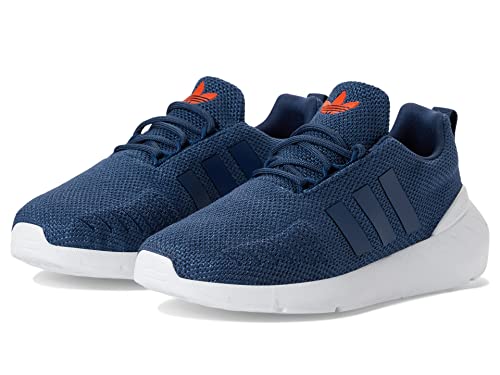 adidas Originals Boy's Swift Run 22 (Little Kid) Mineral Blue/Mineral Blue/Black 12 Little Kid M