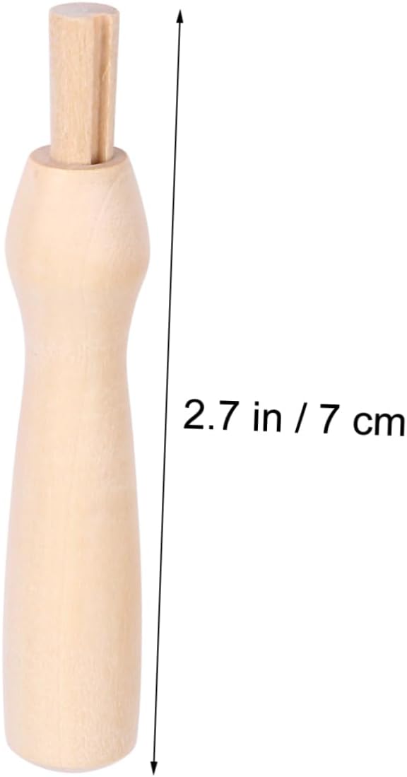 ARTSEWPLY 5pcs Quality Wooden Handle Stab Tool Wool Felting Needles Upholstery Needles Easy to Use DIY Poking Handles