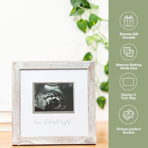 Pearhead 74034 Love At First Sight Sonogram Picture Frame, Gender Neutral Ultrasound Keepsake, Holiday Baby Gift, Christmas Gift For Expecting Parents, Ideal Pregnancy Gift, Baby Shower And Nursery Decor thumb #4