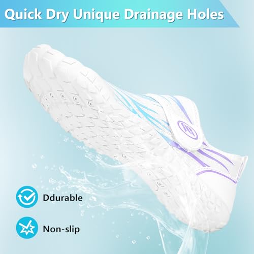 Image of Hike Barefoot Shoes Women Men Footwear, Wide Toe Water Shoes Grounded Breathable Footwear Non-Slip Fashion Aqua Swim Shoe for Walking Swim Pool Beach Outdoor Water Sports