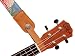 MUSIC FIRST Original Design Genuine Leather “DAISY” Ukulele Strap Button, Strap Locks, Headstock Adapter, Strap Adapter Fit for Ukulele/Banjo / Acoustic Guitar/Acoustic Bass (Daisy, Apricot)