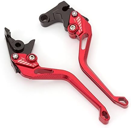 FXCNC Billet Long Adjustable Brake Clutch Levers Compatible with YFM700 Raptor 700 R 2008-2021, YFZ450 YFZ450R 2008-2020, YFM250 Raptor 2008-2010, YFM 125 Raptor 125R 2011-2013
