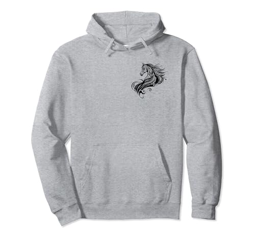 Nice horse tribal tattoo style animal lover riding pattern Pullover