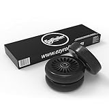 EzyRoller Rollen Ersatzrollen Classic Drifter Stunt Scooter Roller Räder Ersatzräder Funfahrzeug Trike | Set 3 Stk schwarz