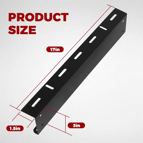 Overhead Garage Storage Rack System – Heavy-Duty Adjustable Ceiling Rails for Totes, Fits Most Storage Bins (8 Sets Hold 4 Bins Each) - Thumbnail 6