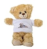 DogsMakeMeHappy Shih Tzu Teddy Bear, Shih Tzu Gift Stuffed Animal, Shih Tzu Plush Teddy Bear with Tee, Shih Tzu Welcoming Baby Gift, Gift for Her, Gift for Newborn, Cute Birthday Basket Idea