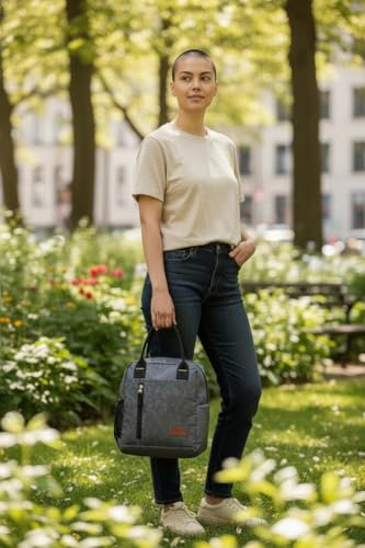 Image of Outrider Jumbo Lunch Bag,Lunch Bag for Office Men, Women and Kids, Quality Tiffin Bag for School, Picnic, Work, Carry Bag for Lunch Box
