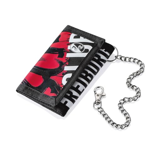 SC Freiburg Geldbeutel Kette monedero/Purse/Bourse Geldbörse, Geldtasche, Portemonnaie