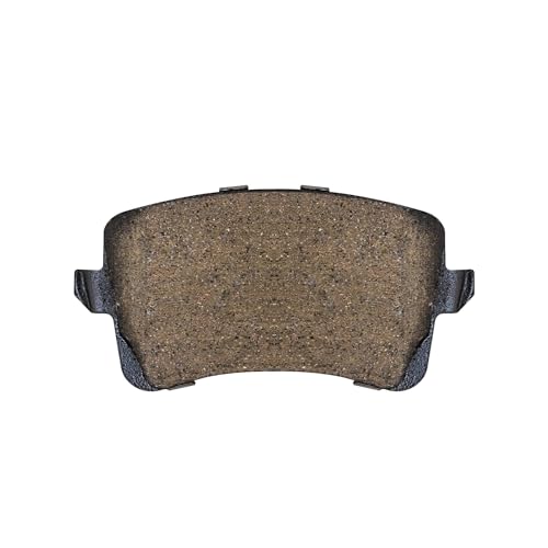 Image of Detroit Axle - Rear Ceramic Brake Pads with Hardware Set Replacement for 09-16 Audi A4, 09-17 Q5, 10-16 S4, 08-17 S5, 13-16 A5 Allroad, 10-14 A5, 08-17 A5 Quattro, 09-16 A4 Quattro