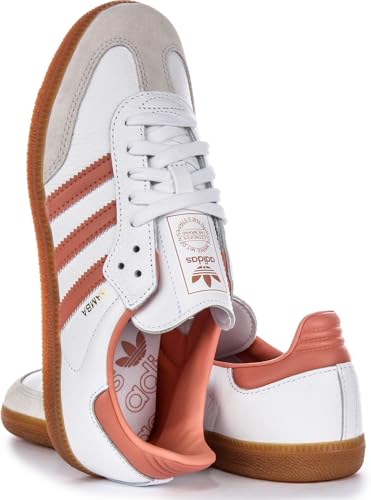 Image of adidas 19000 Samba Unisex Adult Sports Shoes, White, 7.5