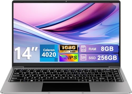 2026 Ordenador Portátil 14" Win11 8GB 256GB SSD  - Gris