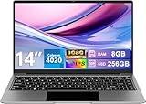 bvate PC Portatile 14" Win 11 Notebook 256 GB ROM Supporta l'espansione SSD 1TB 8GB RAM 2.4G+5G WiFi 1080 FHD BT4.2 USB HDMI con mouse senza fili & adesivi per tastiera Italiana-Gray-2