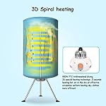 COSTWAY 23597-CYEP, Ventless Laundry, Hot Drying Machine with Heater for Home & Dorms Portable Clothes Dryer