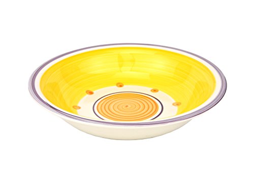 Unitable Cefalu, 18-delige bordenset, servies in mediterrane stijl, platte borden en soepborden van porselein van Rose&Tulipani, geschikt voor magnetron en vaatwasser - Image 4