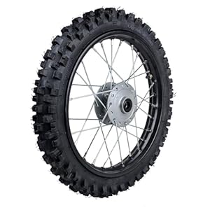 Redcap 14&Quot; 60/100-14 Front Rim Wheel Tire Included Disk Brake For Apollo Ssr Taotao 90Cc 110Cc 125Cc X-Pro Kayo Xr Crf Klx110 Kx60 Drz Ds80 Jr80 Pw80 Ttr90 Yz60 65Sx Pit Dirt Bike (12Mm Id, 32 Spokes) 1 41ccbte43ql. sl500 . ss300