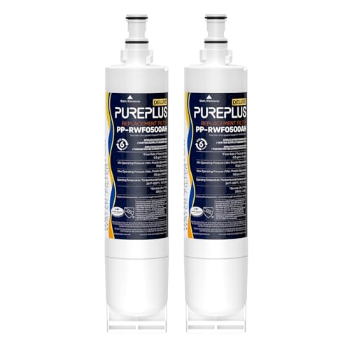 Image of PUREPLUS 4396508 NSF 401 & 53 & 42 Certified Refrigerator Water Filter, Replacement for EDR5RXD1, EveryDrop Filter 5, 4396510, 4392857,Kenmore 46-9010,9085,LC400V,WF-NLC240V,RFC0500A,WF285,2Pack