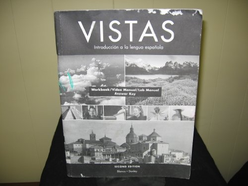 VISTAS 2/e Answer Key 1593343698 Book Cover