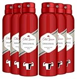Old Spice Deodorant Body Spray, Original Scent, 5.1 oz. (Pack Of 6)