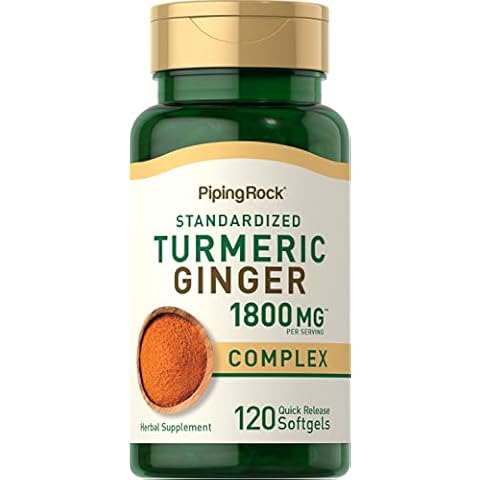 Piping Rock Turmeric and Ginger Supplement Cover
