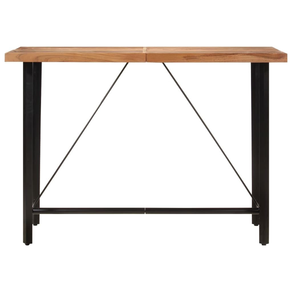 Table de bar en acacia 150 cm : la table à manger haute idéale pour optimiser votre cuisine