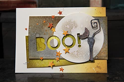 Matrices Sizzix Thinlits Mischievous Tim Holtz 665996 pour scrapbooking d'Halloween unique - 5