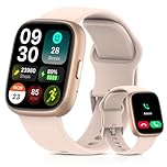 Smart Watch for Men Women, 1.83" HD, Alexa Built-in, Bluetooth 5.3 Calls & Notifications, IP68 Waterproof,100+ Sport Modes,Fitness Tracker/Heart Rate/SpO2/Sleep Monitor for Android iOS (Pink)