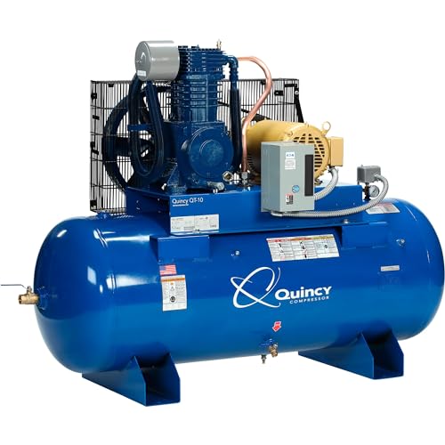 Quincy QT-10 Splash Lubricated Reciprocating Air Compressor - 10...