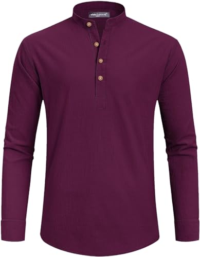 Image of Vida Loca Light Yellow Color Men Solid Cotton Blend Straight Kurta Shirt