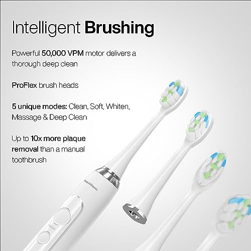 Image of AquaSonic Home Dental Center PRO - Brushing & Flossing Made Easy - Brush & Floss - Power Toothbrush & Water Flosser - Whiter Teeth & Healthier Gums