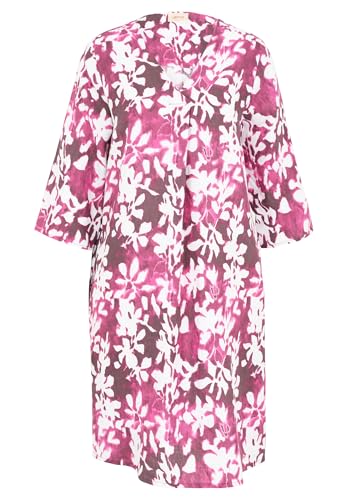 Robe d'été pour femme Cartoon au motif romantique crème et rose taille 40
