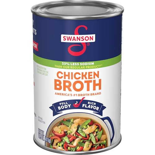 15% coupon - Swanson 33% Less Sodium Chicken Broth, 14.5oz
