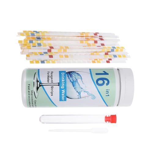 Kit test eau potable avec pipette analyse qualite eau douce 50 bandes