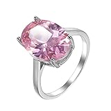 Anillos de promesa de circonita cúbica chapados en oro para mujer - Ocasiones especiales y belleza