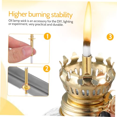 Mechas de fibra de vidrio para lámpara de aceite miniatura 3