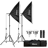 Luci LED Video 2-Pack - Dimmerabili, Con Treppiedi E Filtri Colore, Per Streaming E Foto - Foto 5