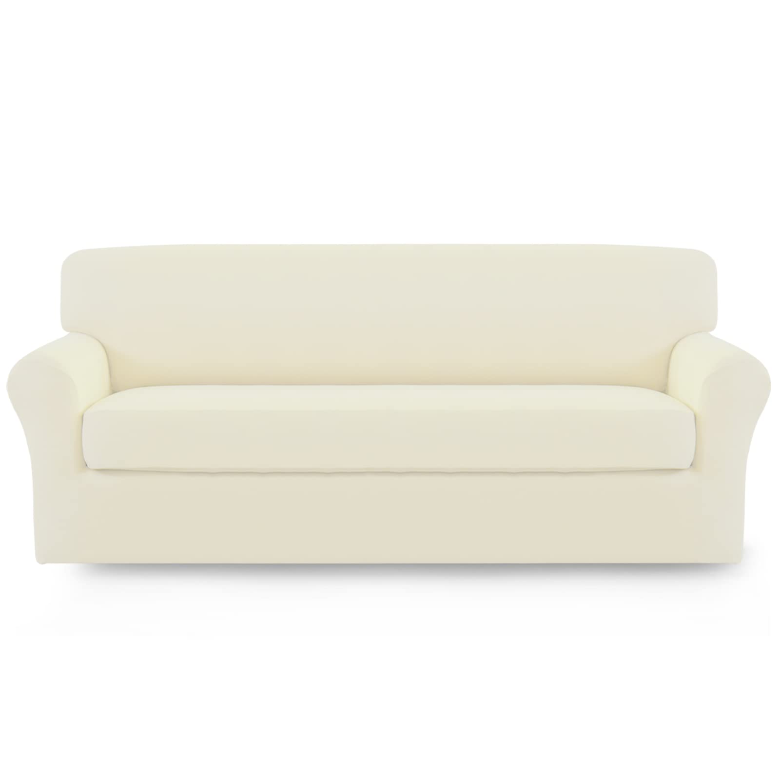 Easy-Going 2 Pieces Stretch Couch Sofa Slipcover Washable