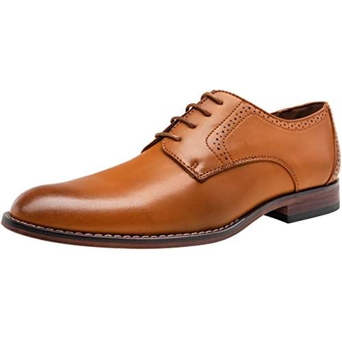 Vostey Men's Dress Shoes Classic Wingtip Brogue Men Oxfords