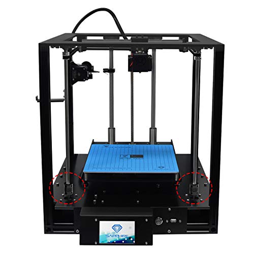 Twotrees - Juego de 4 acoplamientos flexibles de 5 mm a 5 mm NEMA 17 para impresora 3D y máquina CNC, 5mm x 5mm, negro, 0