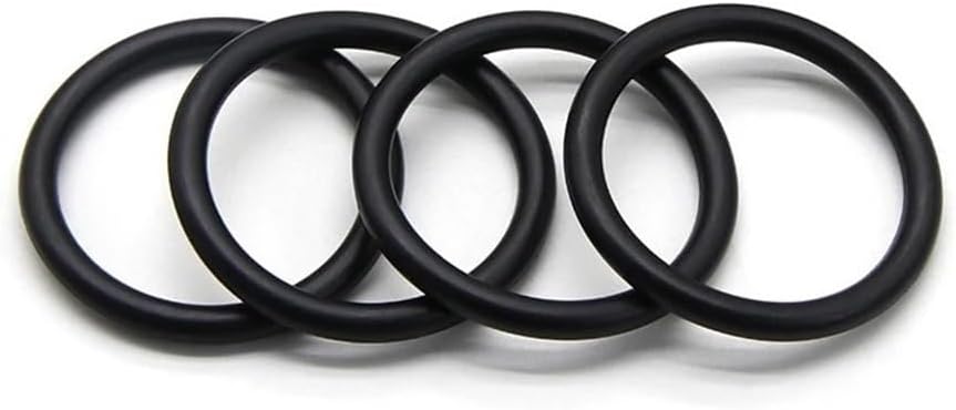 Rubber O Ring Assortment Kit, CS 4mm Nitrile Rubber Gasket, OD 16-80mm Resist Sealing Washer Black Round O Type 50pcs(62mm)