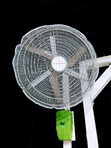 RC Netting Solutions Industrial Fan Safety Net Cover for Finger Protection - Standard Fan Size or Sweep- 750 mm (30 inch) Industrial Fan net Cover (White) (B07Y83LRZ3) Amazon Price History, Amazon Price Tracker