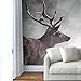 Produktbild Xbwy Benutzerdefinierte Wandbild Moderne 3D Stereo Elch Woods Landschaft Tapete Schlafzimmer Wohnzimmer Restaurant Hotel Mall Benutzerdefinierte Mural-280X200Cm