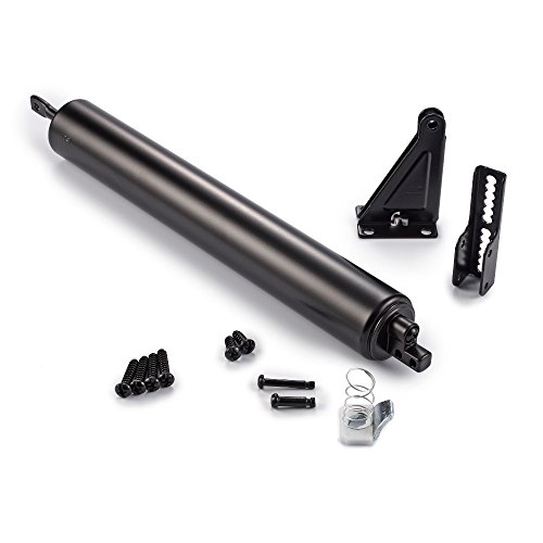 Ideal Security Pneumatic Lock for Screen Door, Black (1.25-2 Inches)