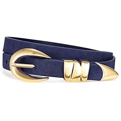 Suede Navy Blue(golden Buckle)