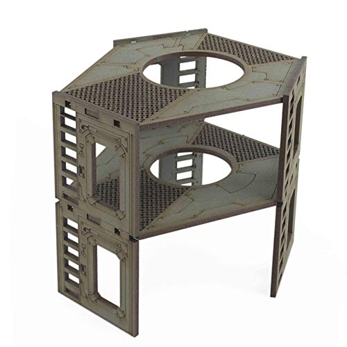 Wwg Industry Of War Battlefield Kit 6 - 28Mm Wargaming Terrain Model Diorama #TOP5