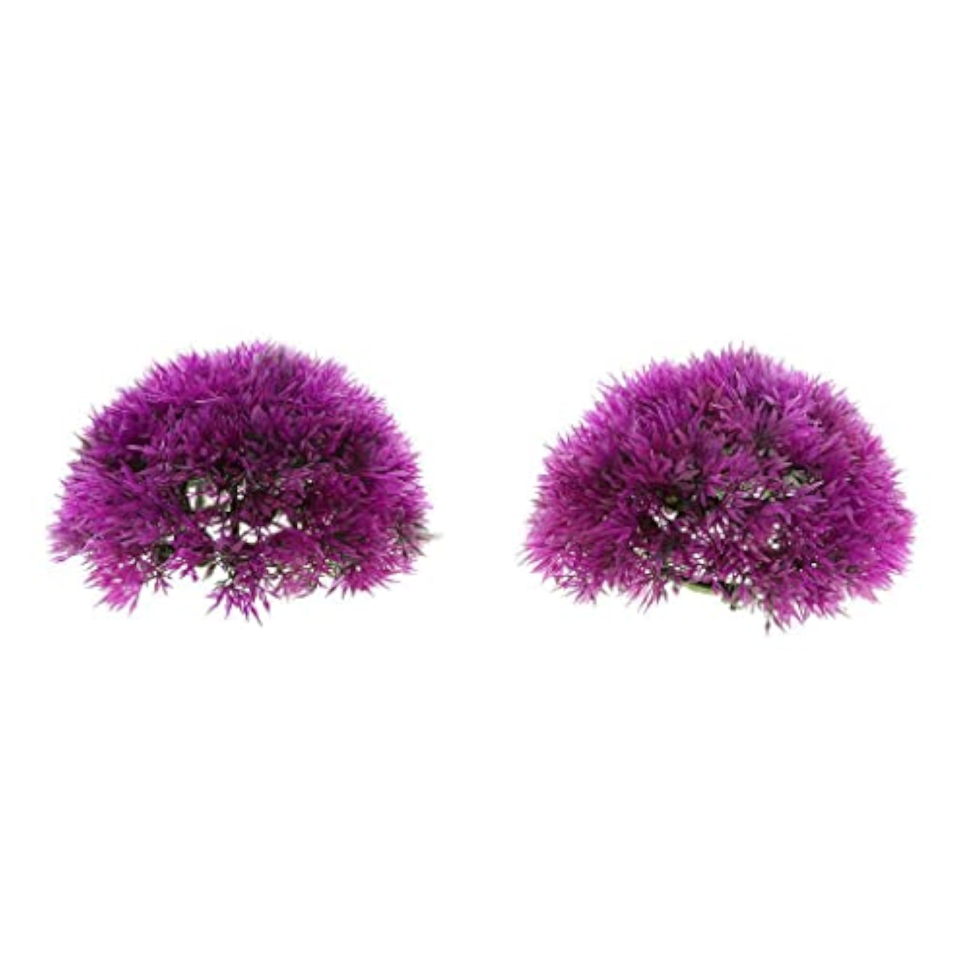 Artificial Topiary Ball Decorative Garden Plant, Purple 17cm